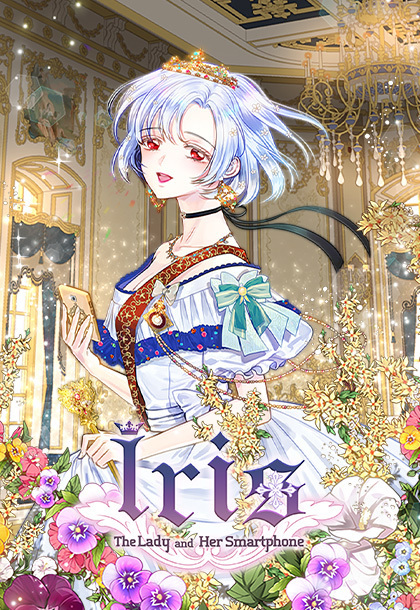Iris – lady with a smartphone